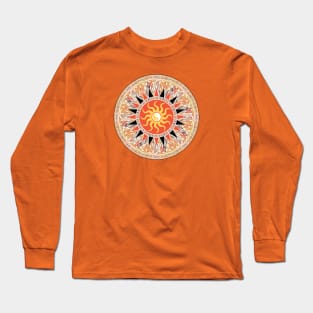 Sunshine mandala Long Sleeve T-Shirt